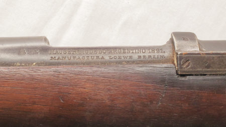 1891 Argentine Mauser Bolt Action Rifle with Bayonet - Image 3