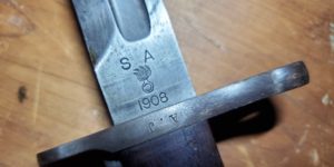 U.S. 1908 Long Bayonet with scabbard -12