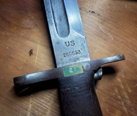 U.S. 1908 Long Bayonet with scabbard -12 - Image 10