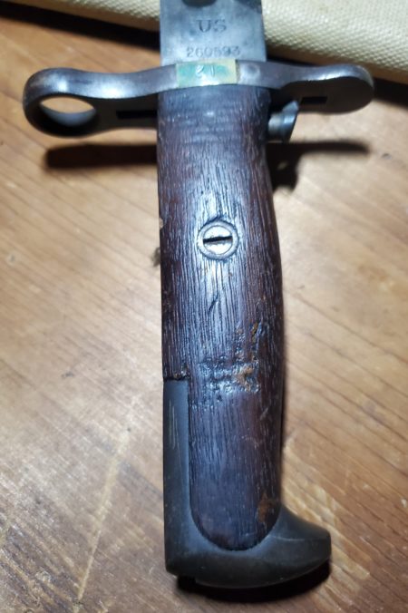 U.S. 1908 Long Bayonet with scabbard -12 - Image 8