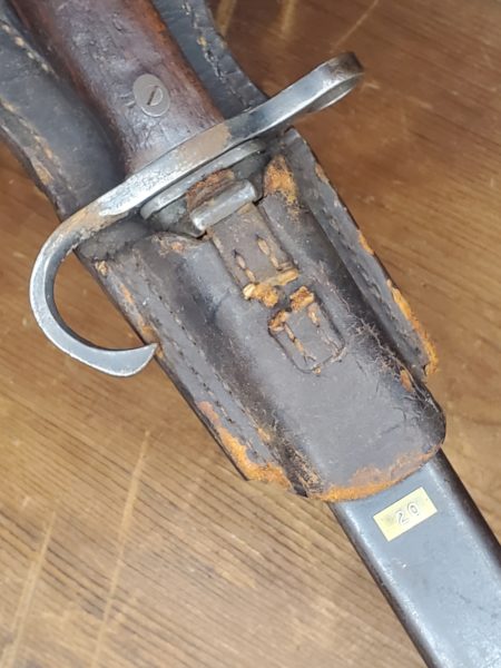Japanese Arisaka Type 30 Bayonet with Scabbard -20 - Image 17