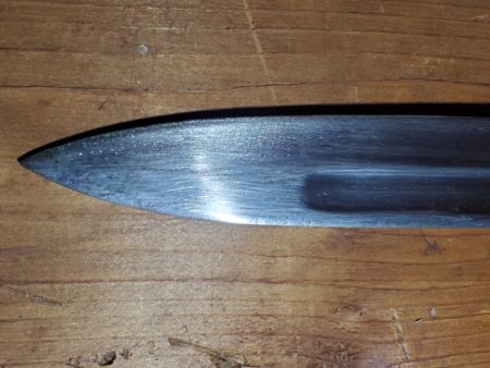 Rare Danish WW2 German Made Bayonet Fighting Knife w/ King Knight Markings -25 - Image 11