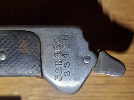 Rare Danish WW2 German Made Bayonet Fighting Knife w/ King Knight Markings -25 - Image 4