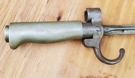 1886 French Antique Bayonet with scabbard -1 - Image 4