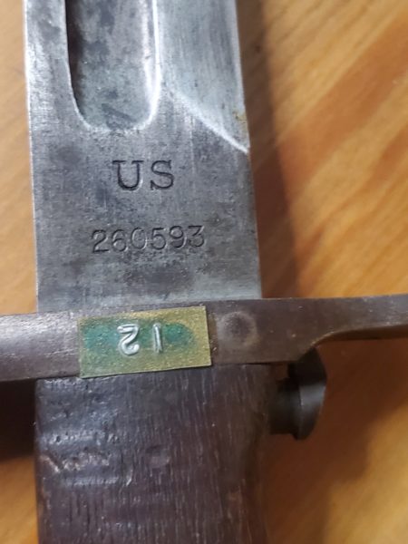 US 1908 Long Bayonet with Scabbard - 12 - Image 4