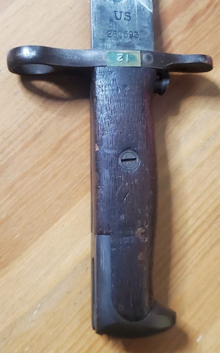 US 1908 Long Bayonet with Scabbard - 12 - Image 3