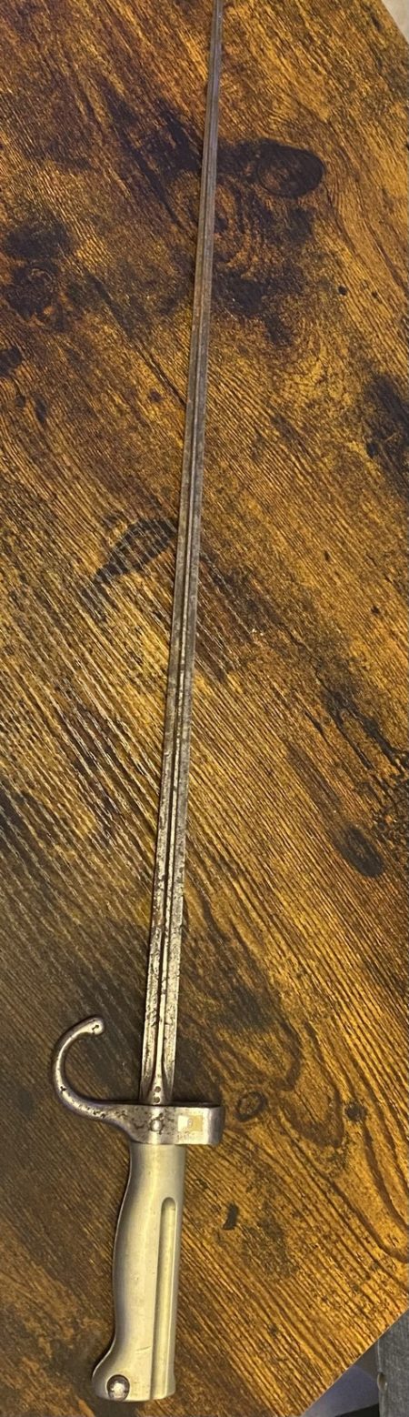 French 1886 Model Antique Bayonet - 8 - Image 11